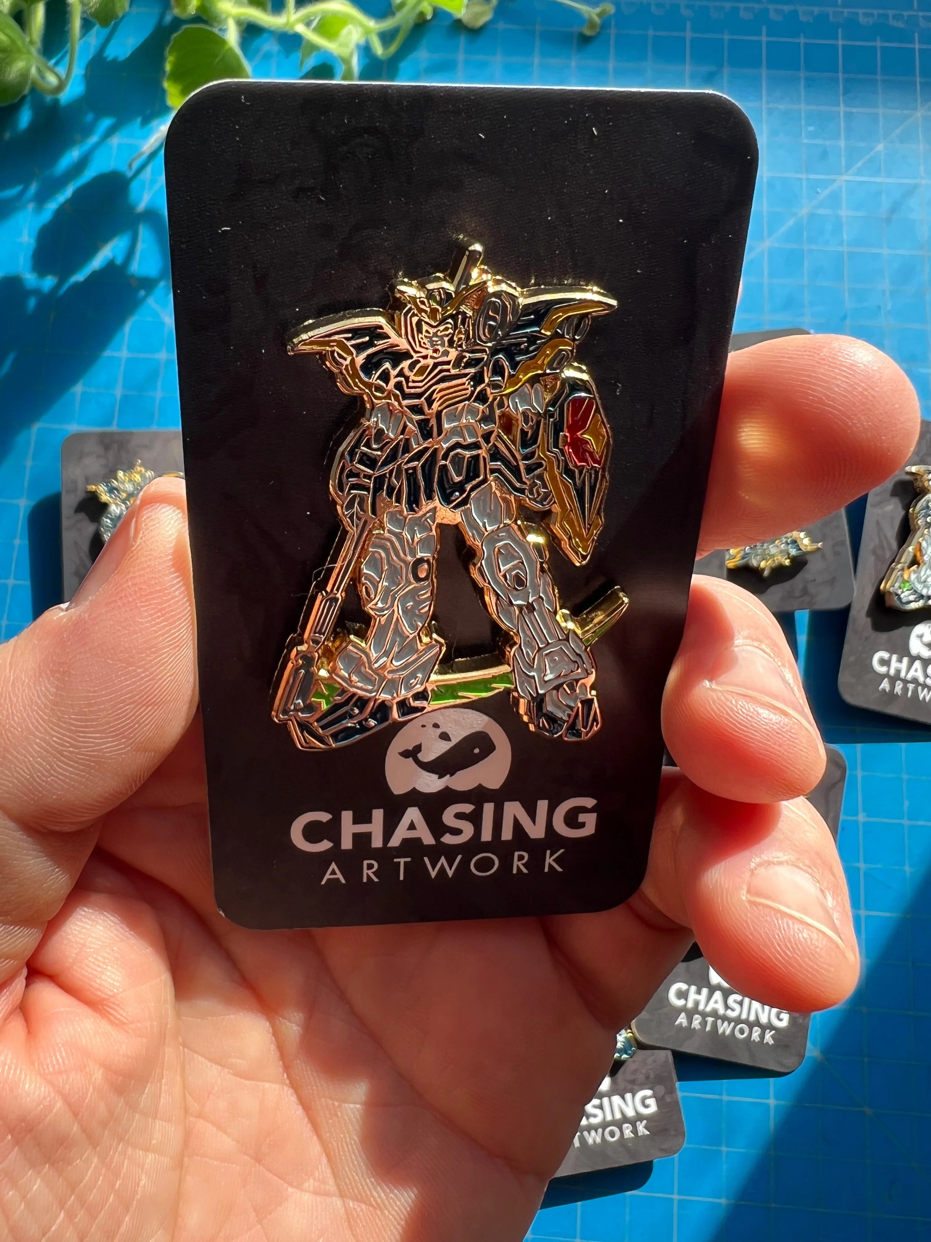 Limited Chasing Artwork Gundam Deathscythe Enamel Pin - Image 2
