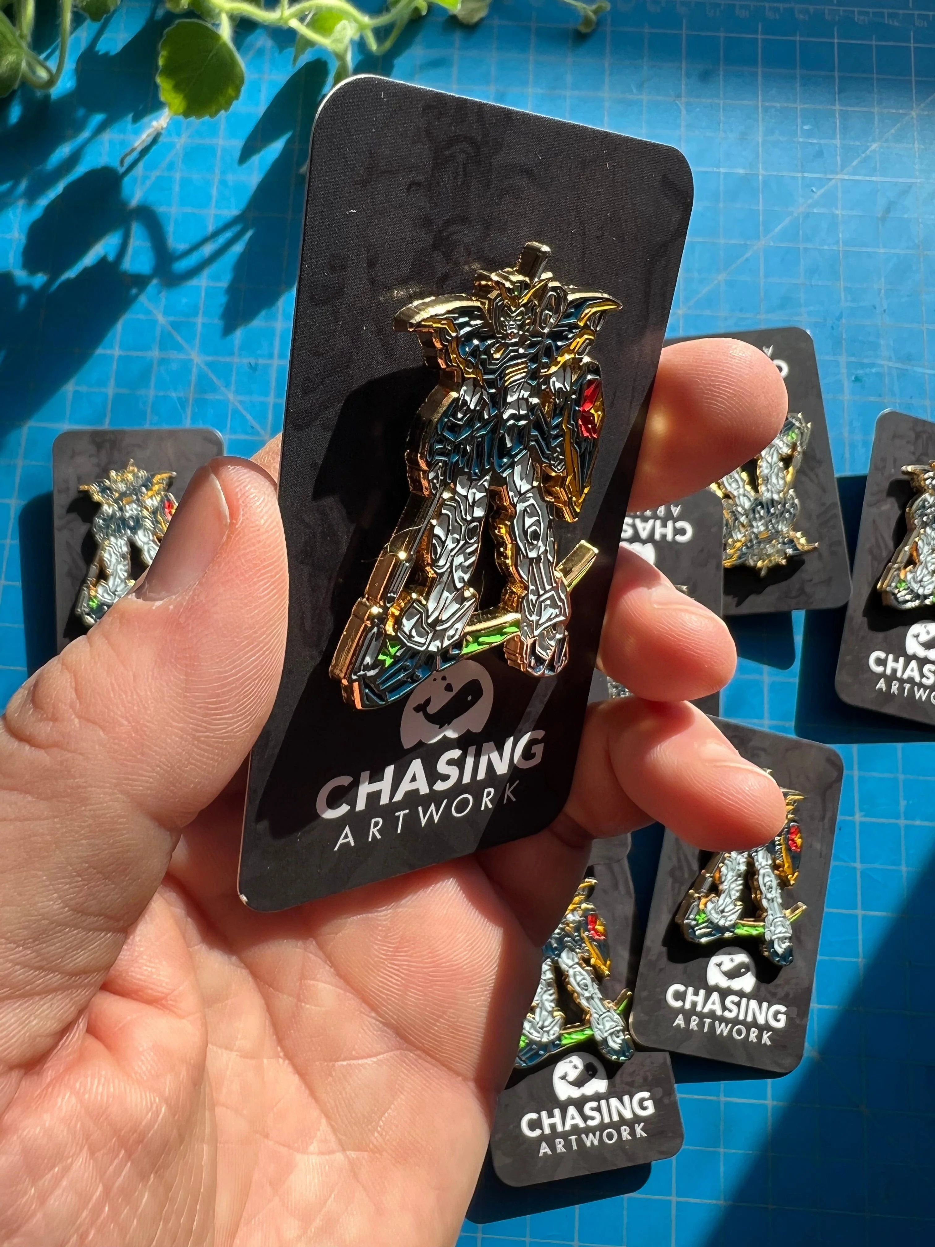 Limited Chasing Artwork Gundam Deathscythe Enamel Pin - Image 3