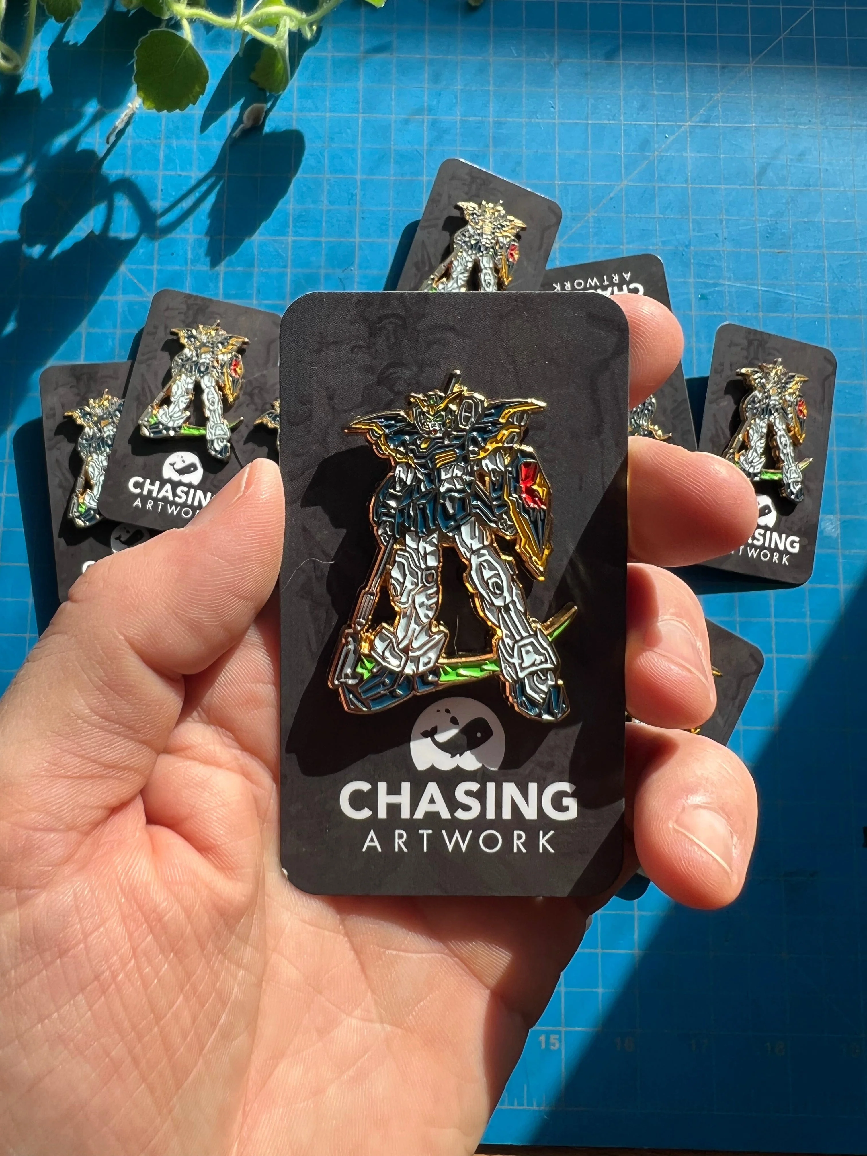 Limited Chasing Artwork Gundam Deathscythe Enamel Pin - Image 5