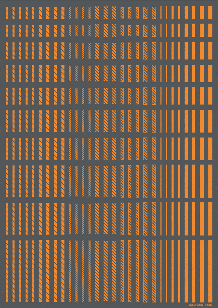 Line Decal 2 Orange(1pc) - Image 3