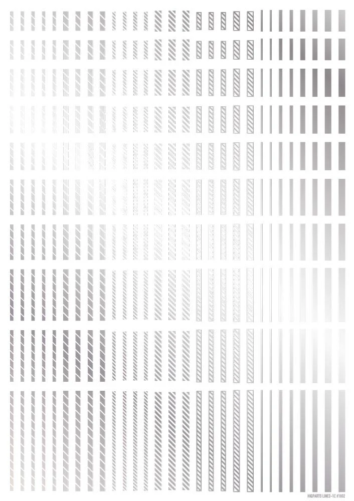 Line Decal 2 Silver(1pc) - Image 3