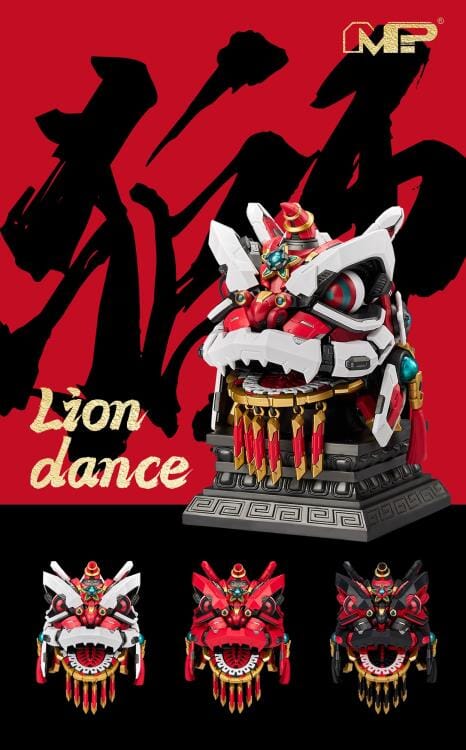 Lion Dance Assembly Model Classic of Mountains and Seas Black Lion Model Kit - Image 7