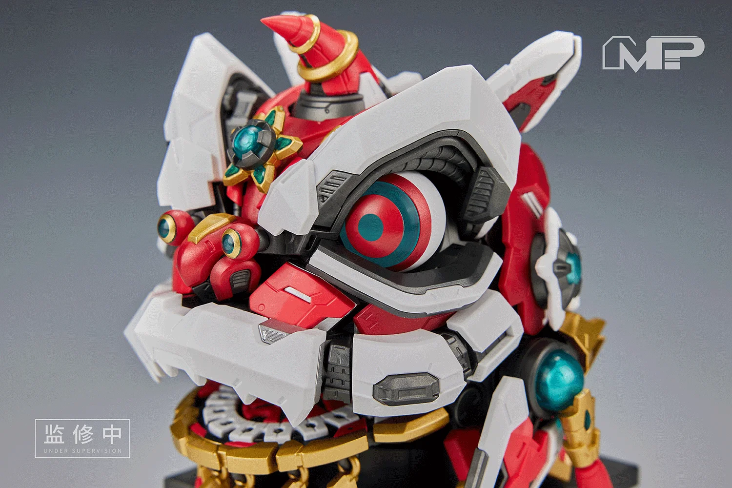 Lion Dance Assembly Model Classic of Mountains and Seas White Lion Model Kit - Image 5