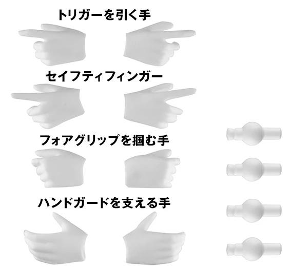 Little Armory x Megami Device LA-OP21 White Gloves 1/12 Scale Accessory Set - Image 3