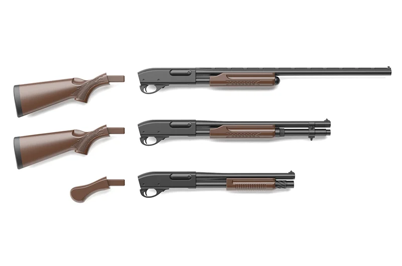 Little Armory LA055 M870 Hardwood Type 1/12 Scale Accessory Set - Image 5