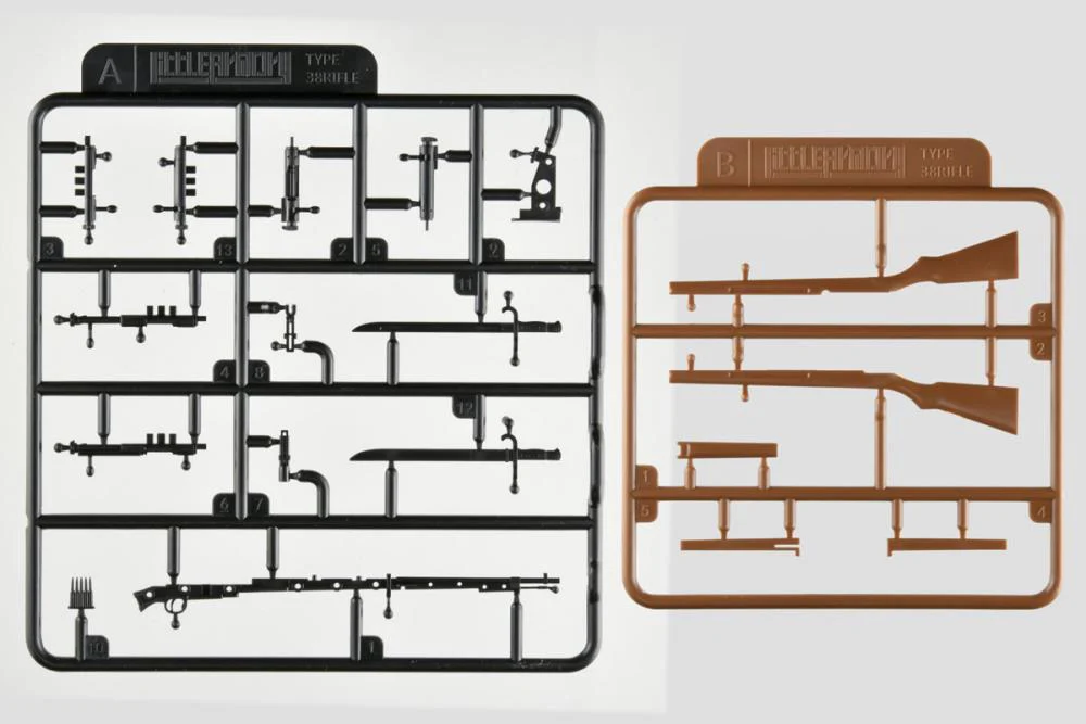 Little Armory LA086 Type 38 Arisaka Rifle 1/12 Scale Accessory Set - Image 7