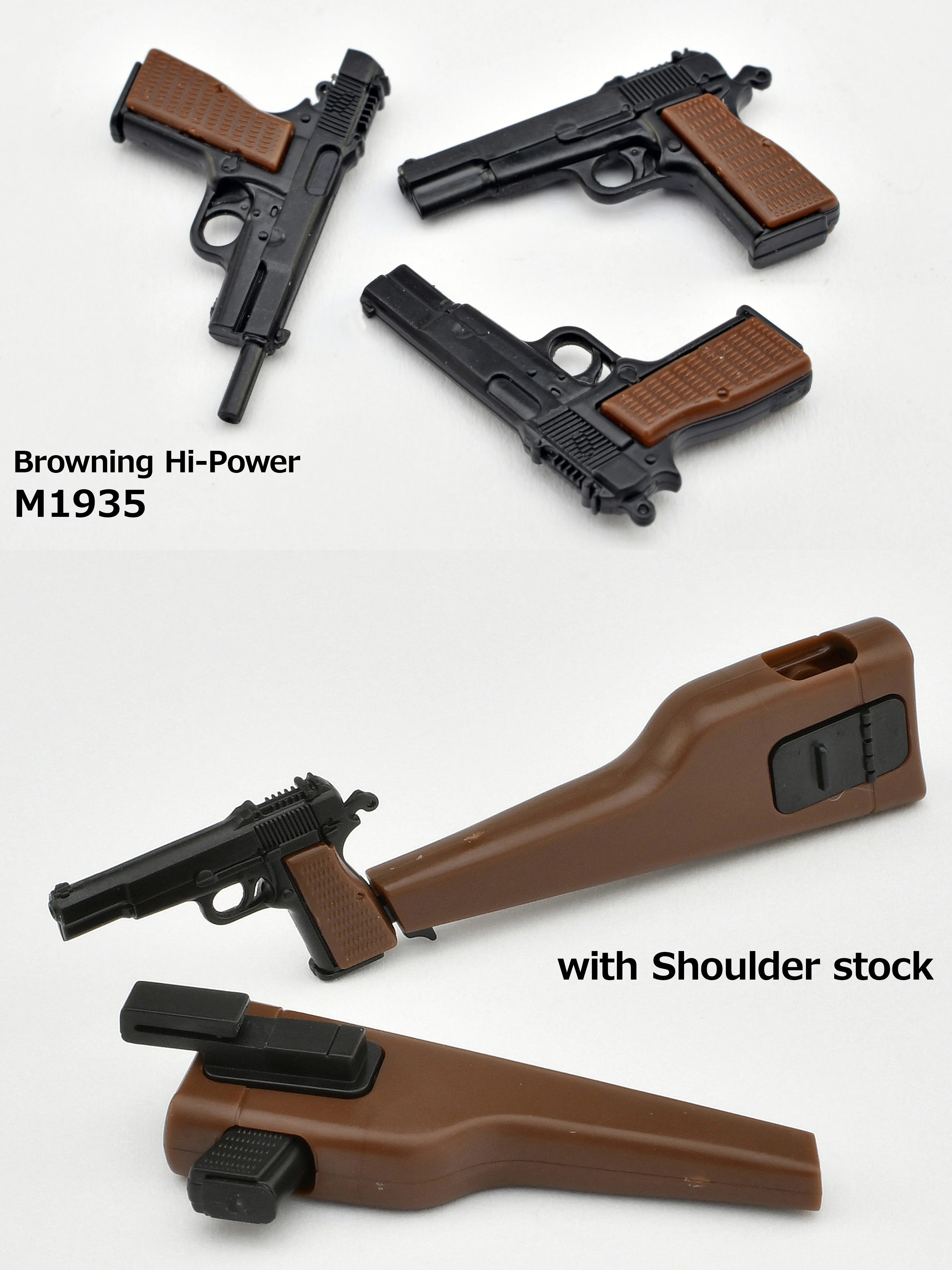 Little Armory LA096 Browning High-Power Type 1/12 Scale Accessory Set - Image 2