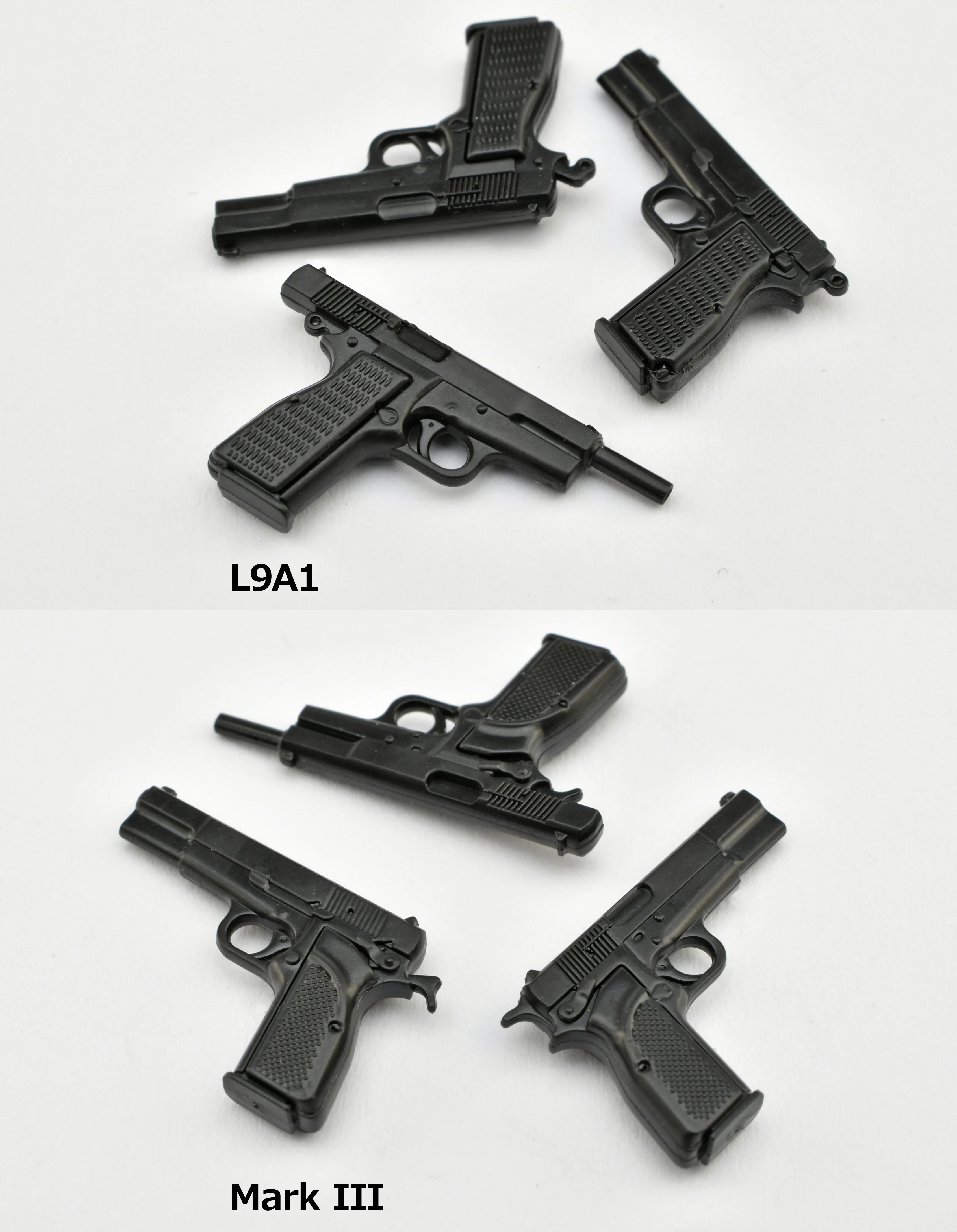 Little Armory LA096 Browning High-Power Type 1/12 Scale Accessory Set - Image 3