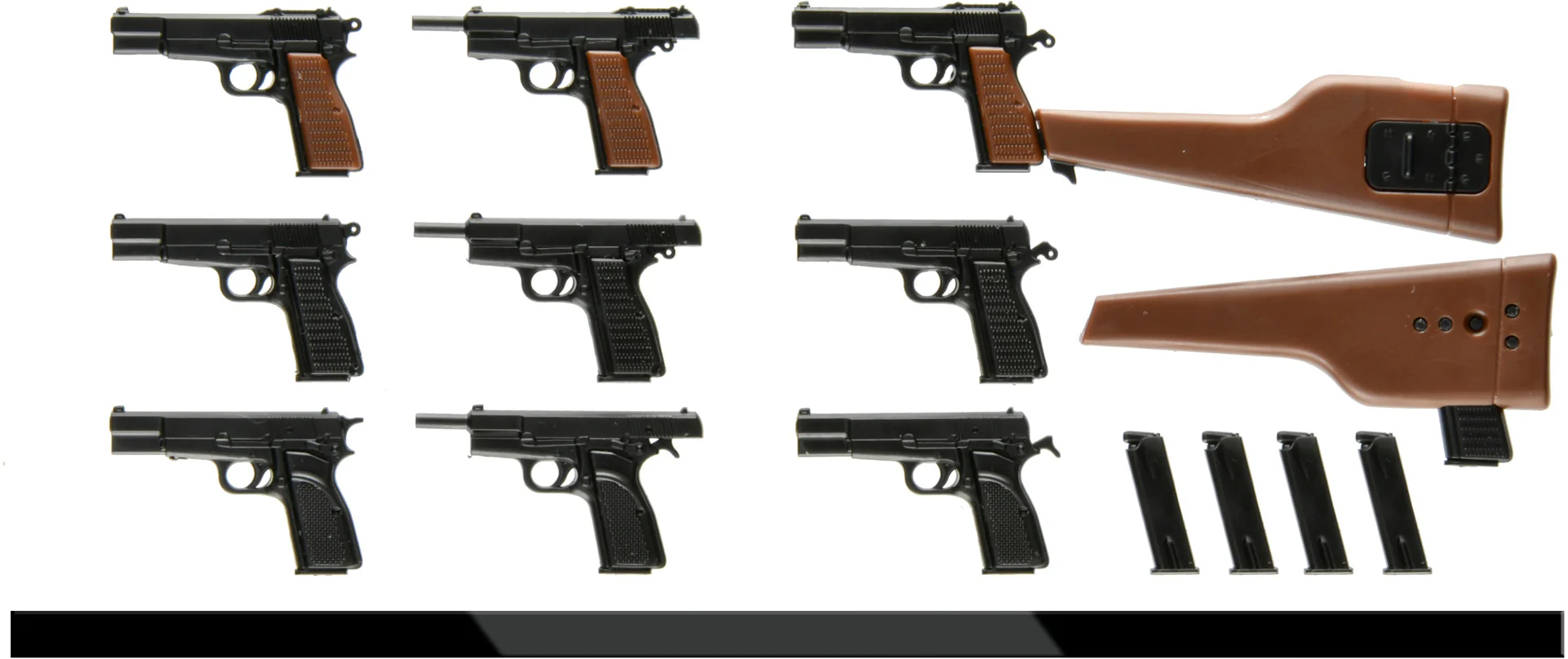 Little Armory LA096 Browning High-Power Type 1/12 Scale Accessory Set - Image 4