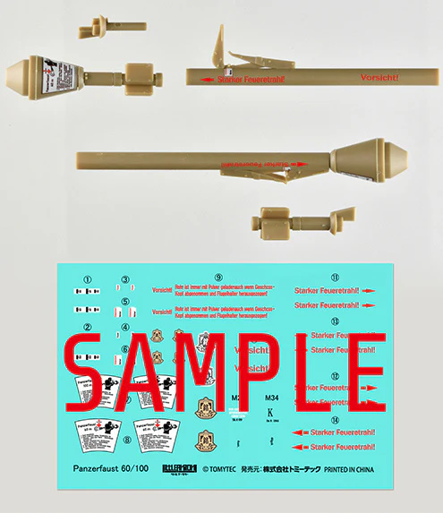 Little Armory LA099 Panzerfaust Type 60/100 1/12 Scale Accessory Set - Image 4