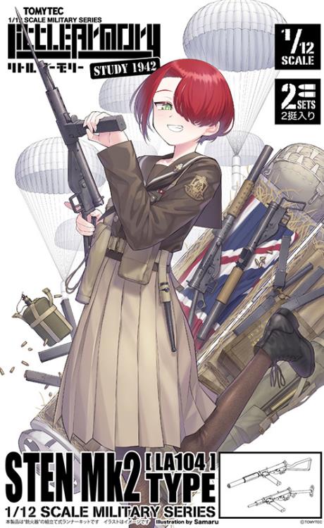 Little Armory LA104 Sten Gun Mk2 1/12 Scale Accessory Set - Image 2
