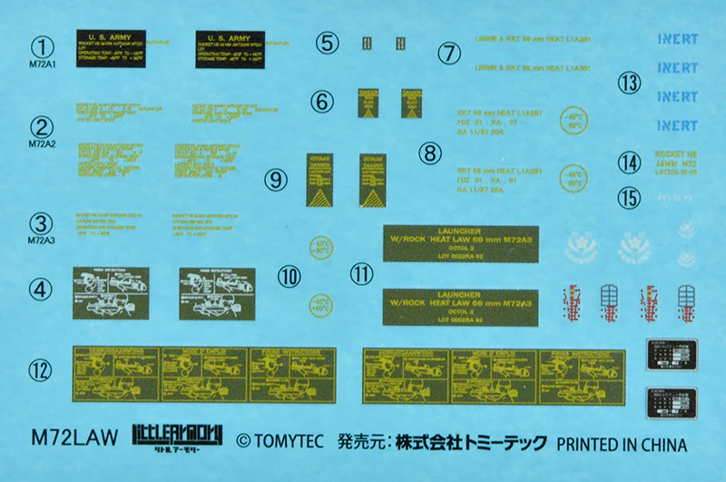 Little Armory LA106 M72 LAW (Light Anti-Tank Weapon) 1/12 Scale Accessory Set - Image 11
