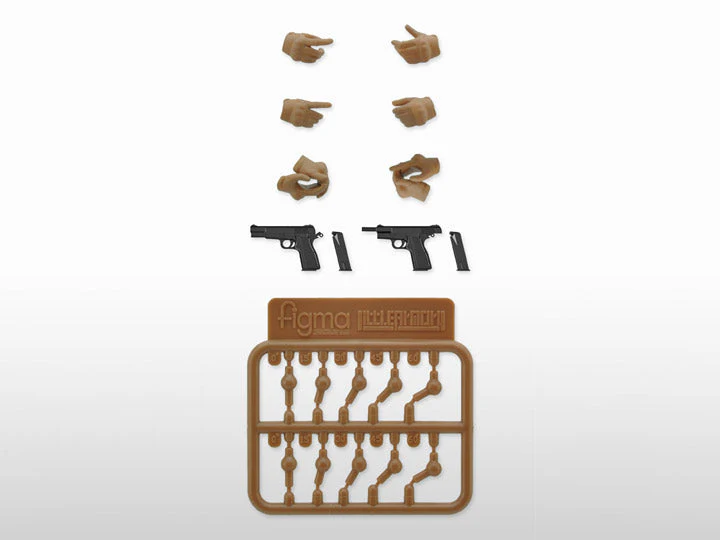 Little Armory LAOP06 figma Tactical Gloves 2 Handgun Set (Tan)