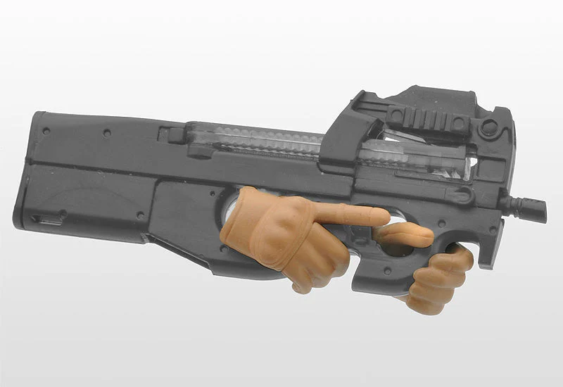 Little Armory LAOP06 figma Tactical Gloves 2 Handgun Set (Tan) - Image 4