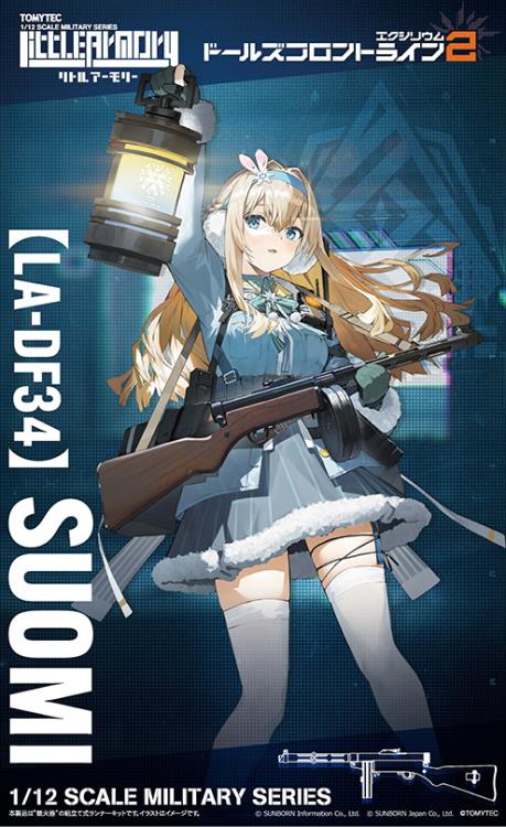 Little Armory x Girls' Frontline LA-DF34 Girls' Frontline 2 Suomi KP-31 1/12 Scale Accessory Set - Image 11