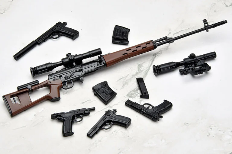 Little Armory x Gunslinger Girl LA-GG02 Rico SVD Cz75 Type 1/12 Scale Accessory Set - Image 5