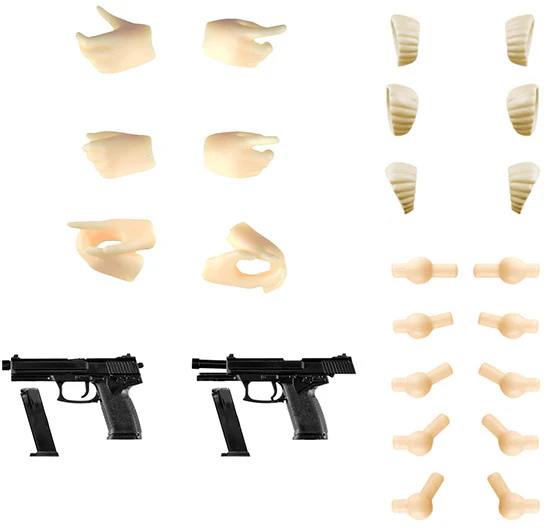 Little Armory x Sousai Shojo Teien Hands for Guns 2 1/12 Scale Accessory Set - Image 2