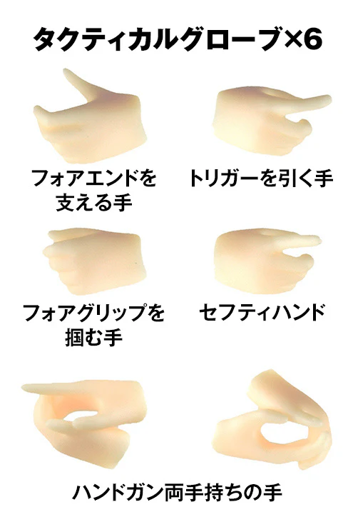Little Armory x Sousai Shojo Teien Hands for Guns 2 1/12 Scale Accessory Set - Image 3