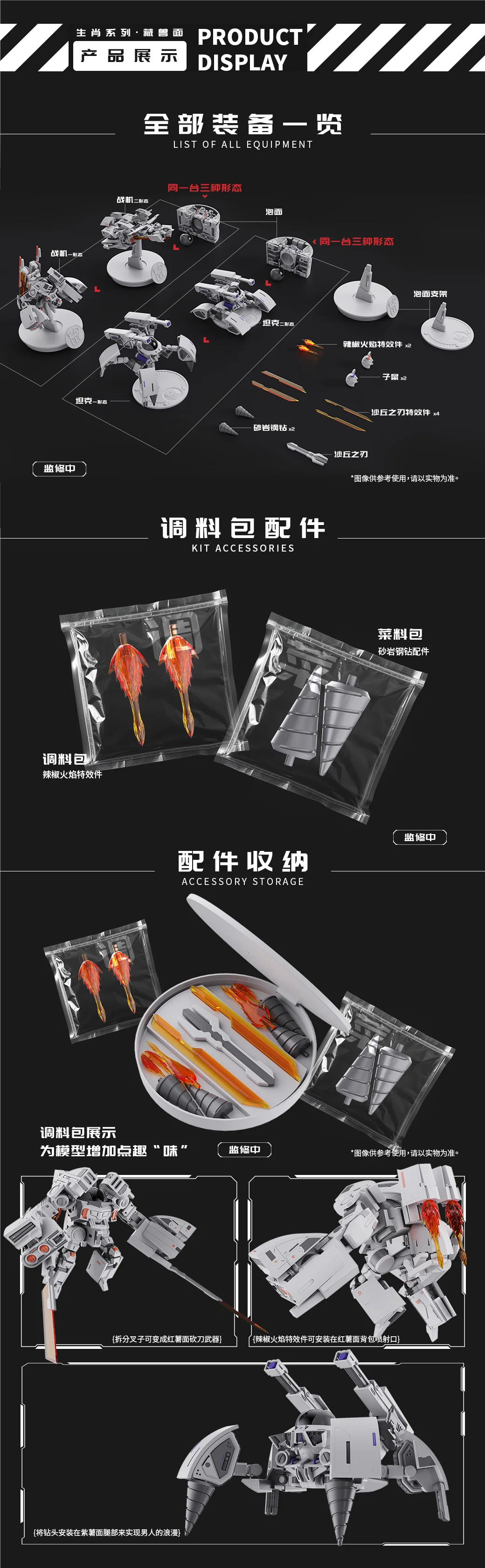 Chinese Zodiac Hidden Fighter in the Noodles Mecha Rat Model Kit Set - Image 12