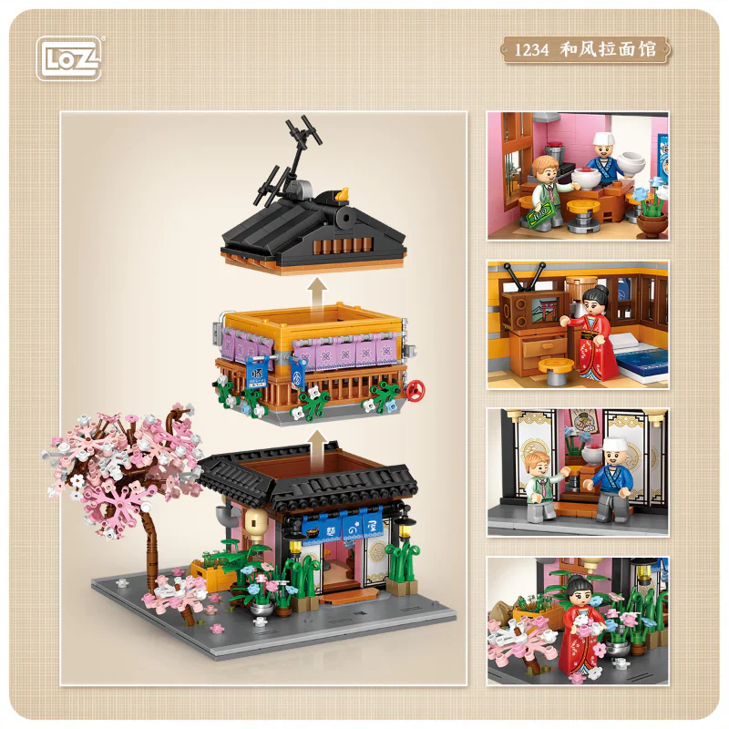 LOZ Creative 1234 Noodle Shop - Image 2