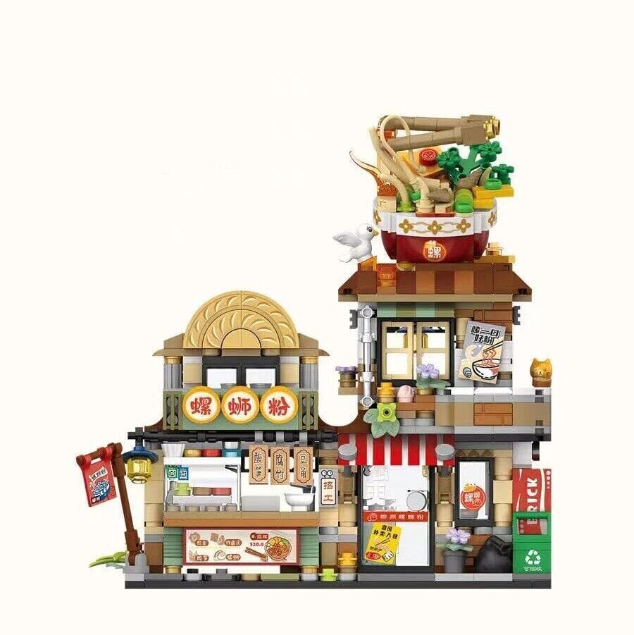LOZ 1295 The Spiral Noodle Shop - Image 3