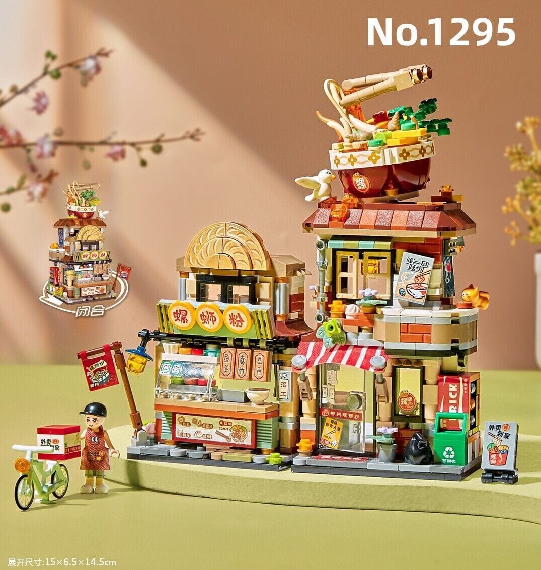 LOZ 1295 The Spiral Noodle Shop - Image 4
