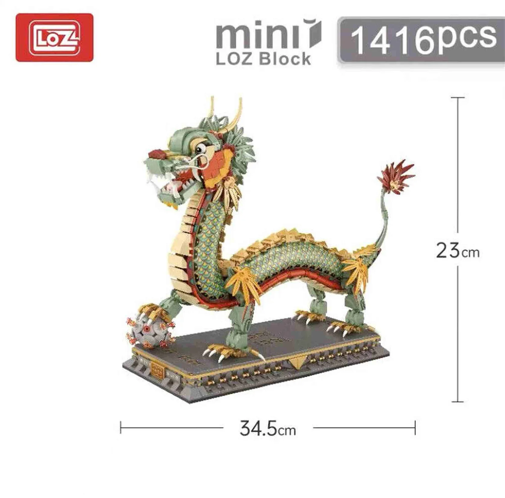 LOZ 1928 Chinese New Year Dragon - Image 2