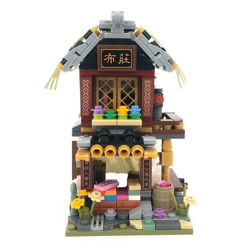 LOZ Ancient Street 1734 Cloth Store - Image 2