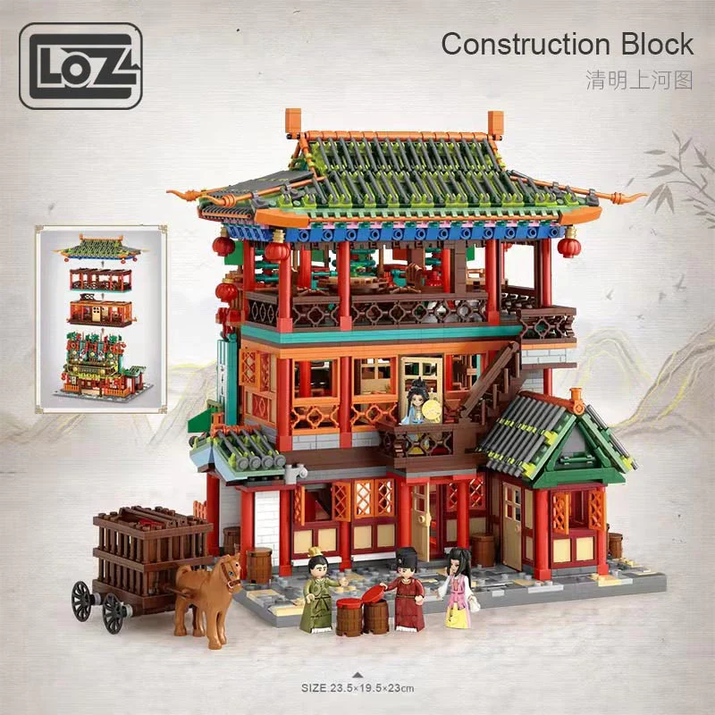LOZ Architecture Diamond Blocks 1056 Sun Yangzheng Store - Image 4
