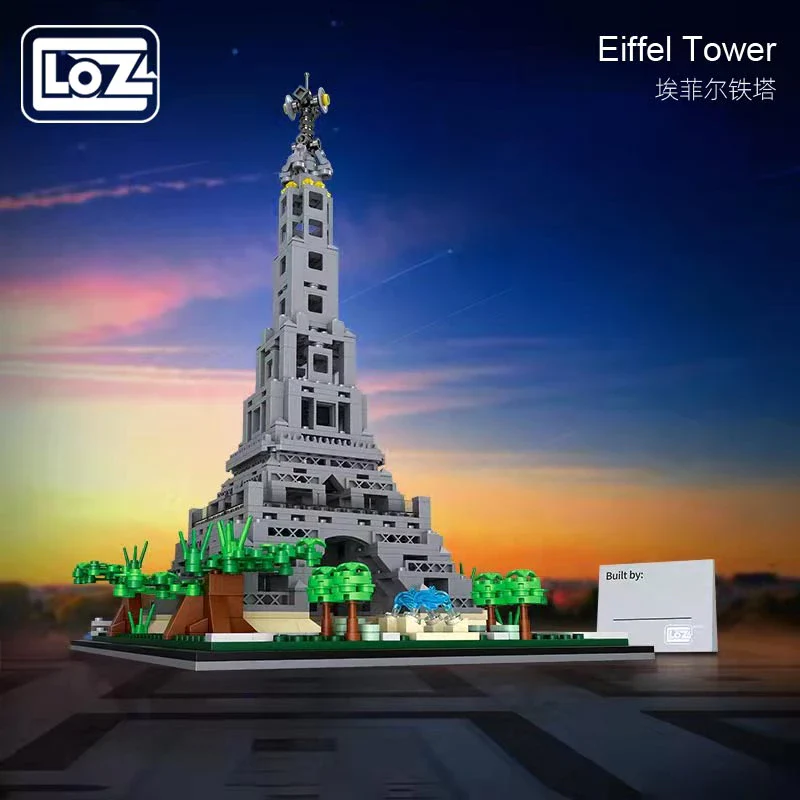 LOZ Architecture Mini Blocks 1929 Eiffel Tower