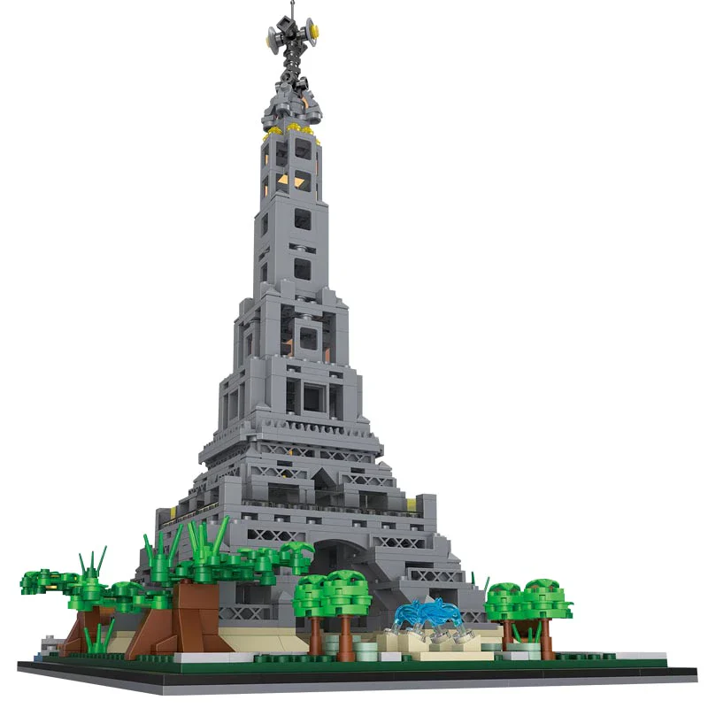 LOZ Architecture Mini Blocks 1929 Eiffel Tower - Image 4