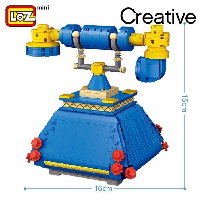 LOZ Creative 1124 Blue Telephone - Image 3