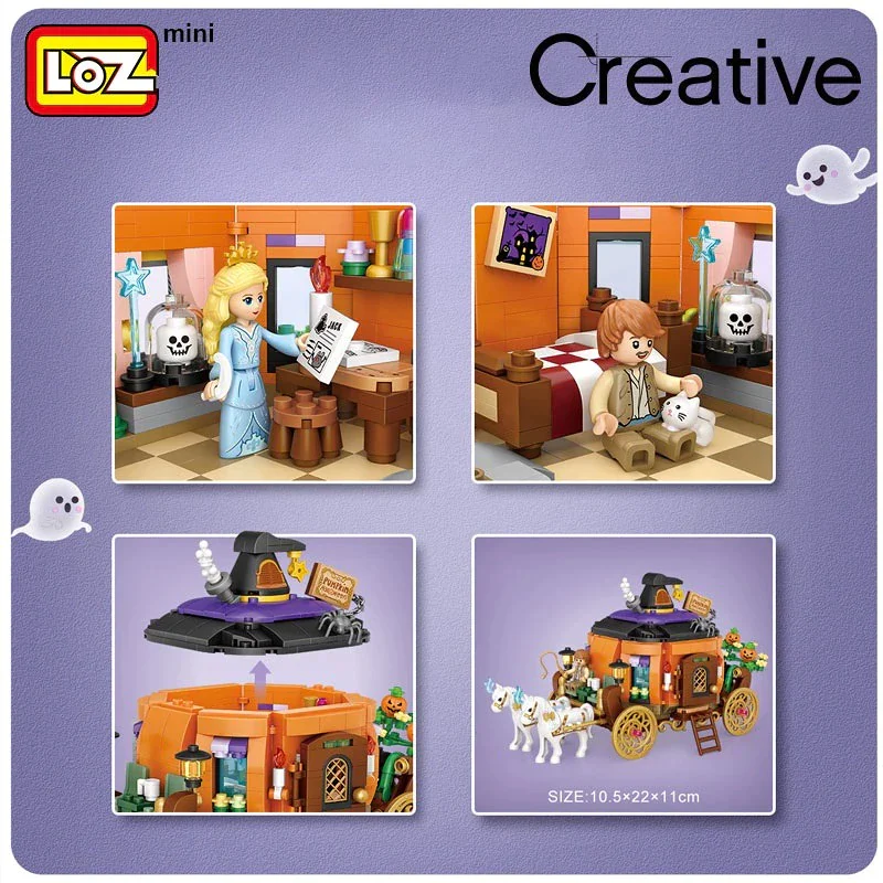 LOZ Creative 1134 Pumpkin Carriage - Image 5