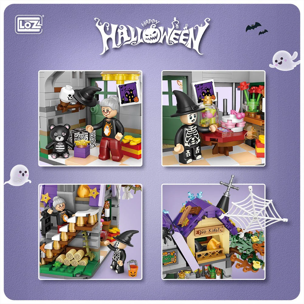LOZ Creative 1233 Halloween Ghost House - Image 3