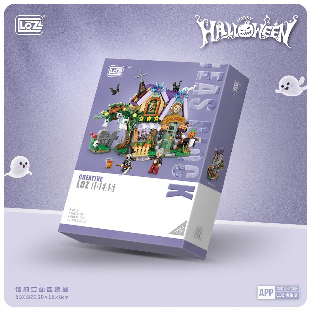 LOZ Creative 1233 Halloween Ghost House - Image 4