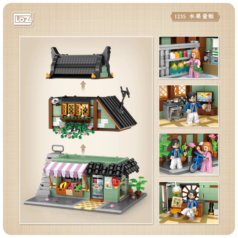 LOZ Creative 1235 Fruit Shop - Image 2