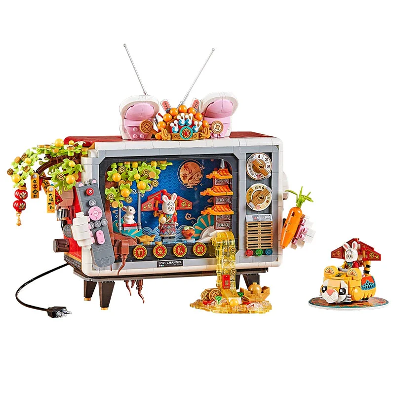 LOZ Creator Series 1073 Rabbit Master TV New Year Spring Festival National Tide - Image 3