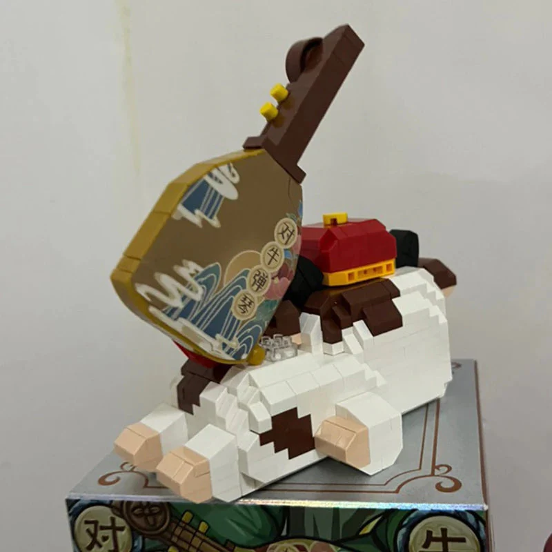 LOZ Diamond Block 9273 Spring Festival Sleep Dream Cow Violin Heart Music - Image 5