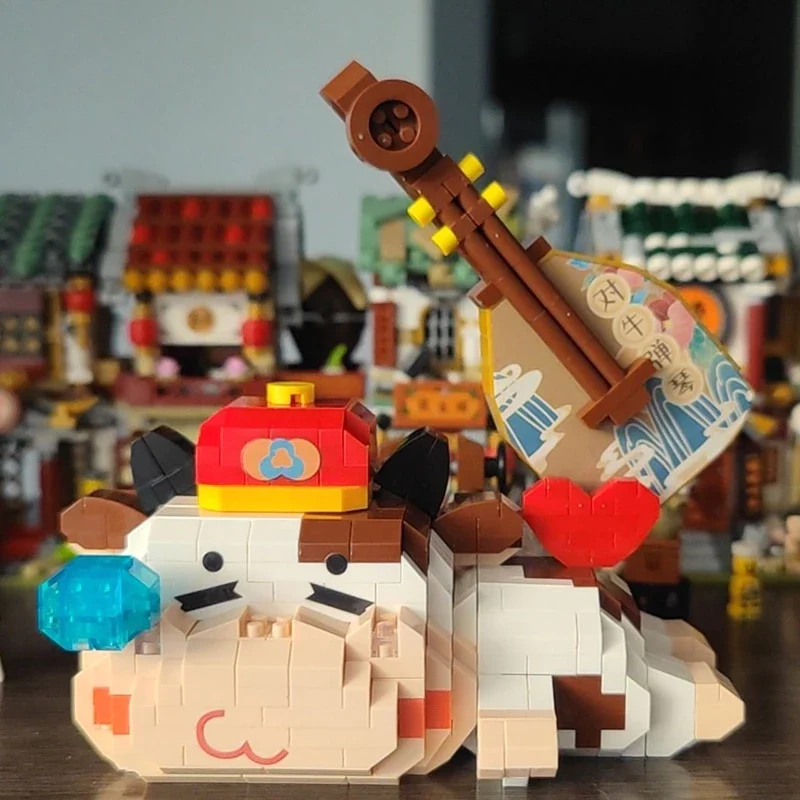 LOZ Diamond Block 9273 Spring Festival Sleep Dream Cow Violin Heart Music - Image 6