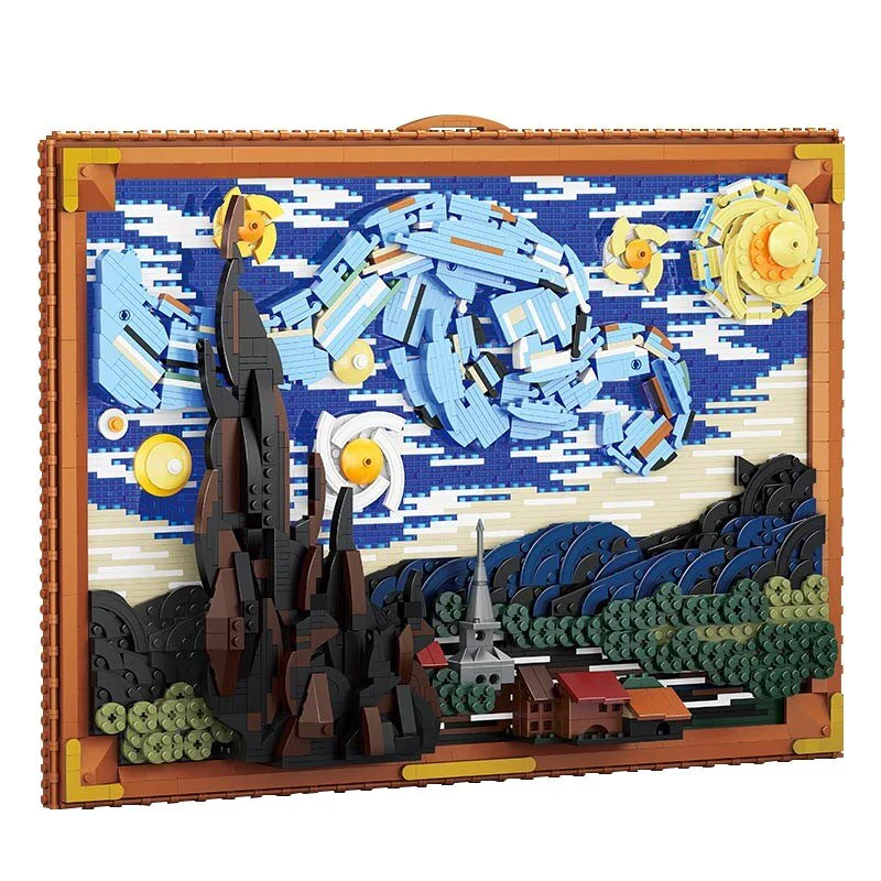 LOZ Famous Monuments 1066 Starry Night - Image 2