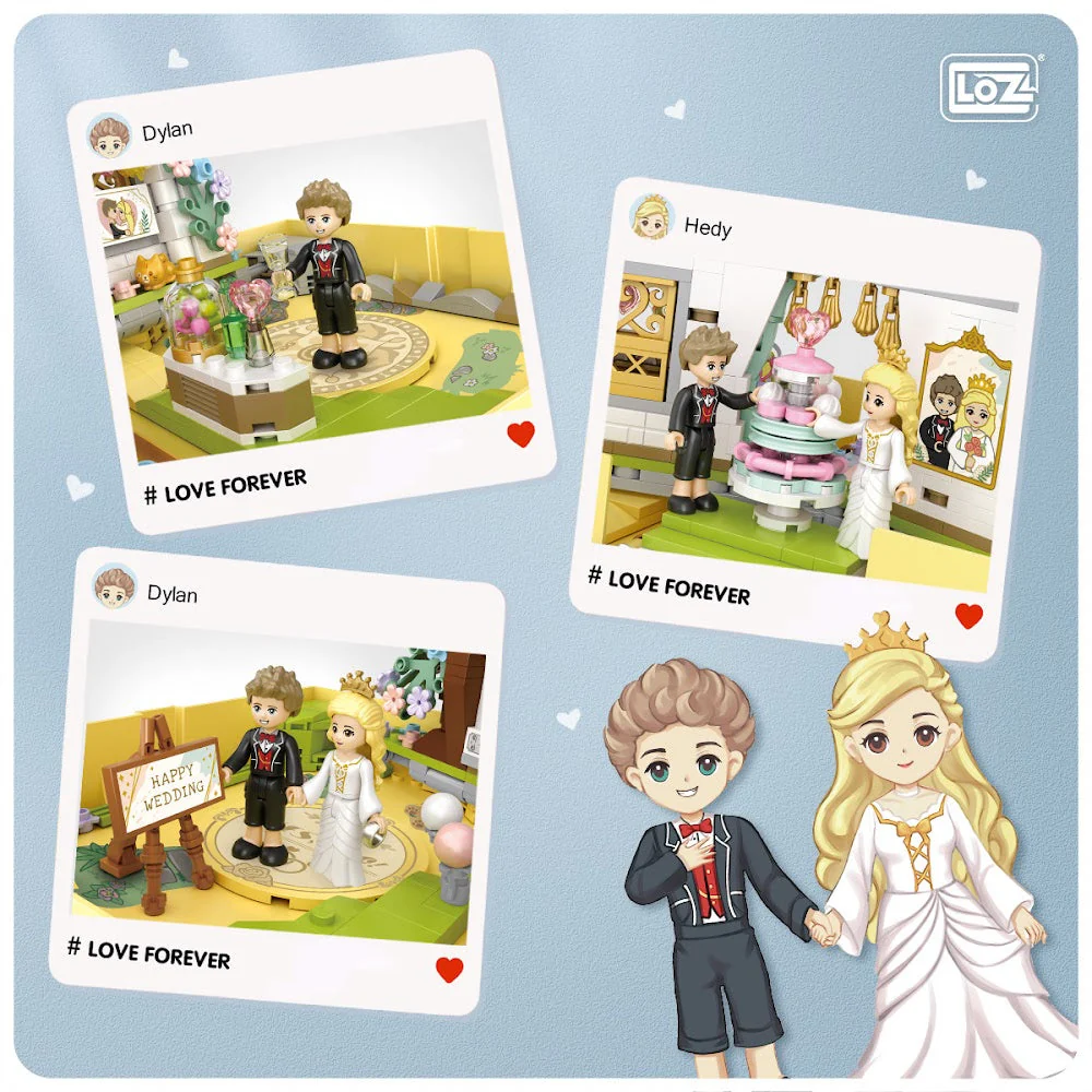 LOZ Fold Book 1228 Wedding - Image 3