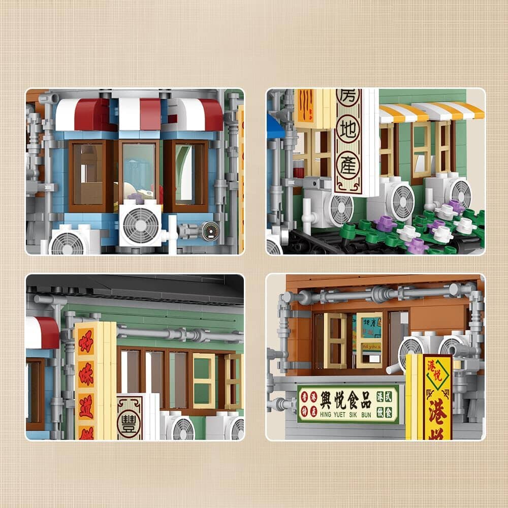 LOZ Ideas 1052 Corner Commercial Building - Image 5