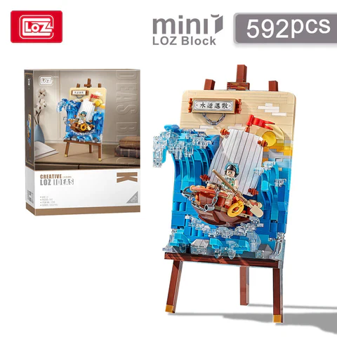 LOZ IDEAS 1280 Block Painting Ship Adventure - Image 2