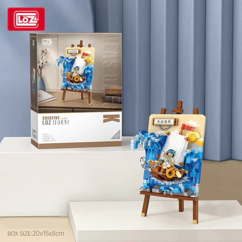 LOZ IDEAS 1280 Block Painting Ship Adventure - Image 3
