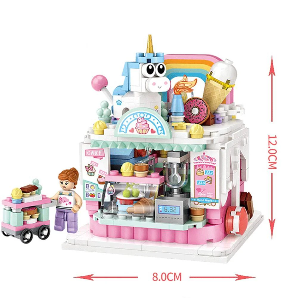 LOZ Ideas Creative 1731 Unicorn Cake Stall - Image 3