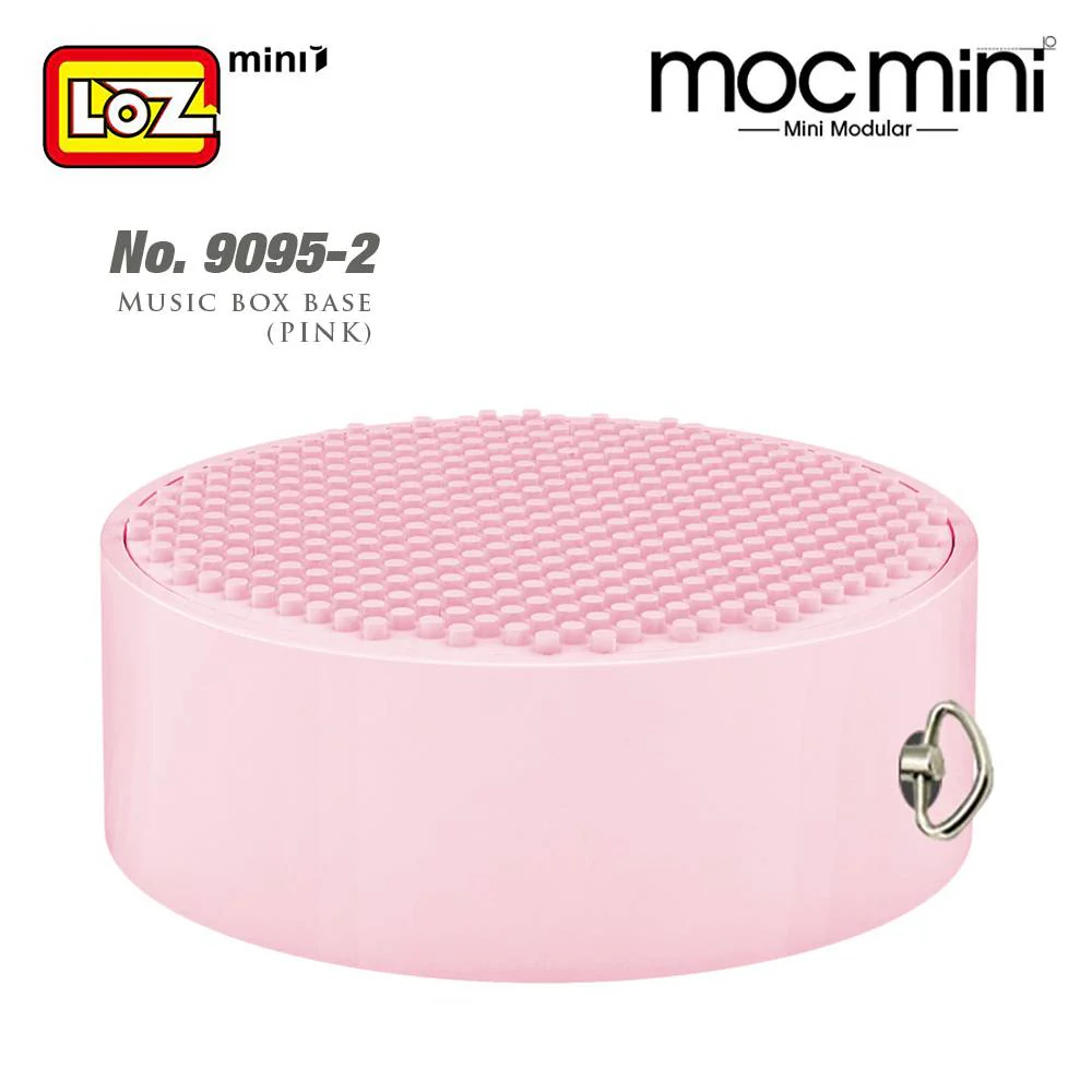 LOZ IDEAS Mini Block 9095-2 Music box base(Pink)