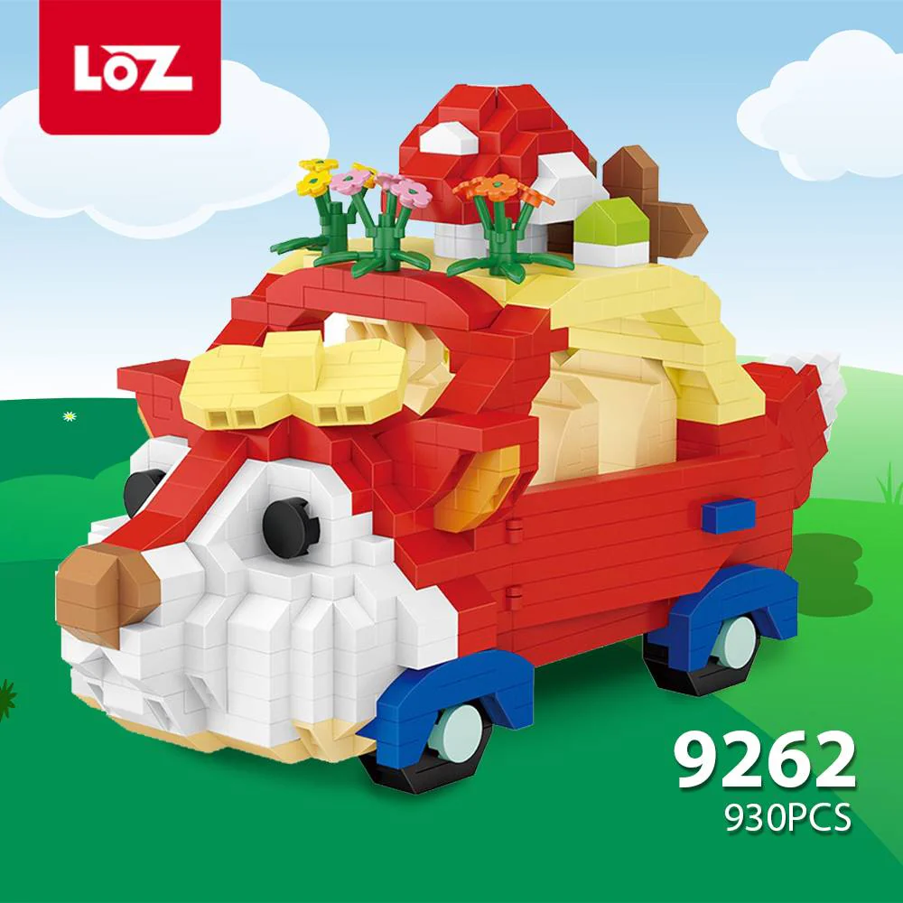 LOZ IDEAS Mini Block 9262 Fox Car Building Set - Image 2