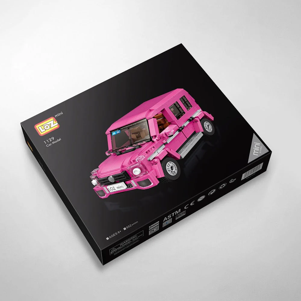 LOZ Mini 1129 Pink SUV - Image 3