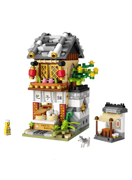 LOZ Mini Ancient Street 1722 Bun House - Image 2