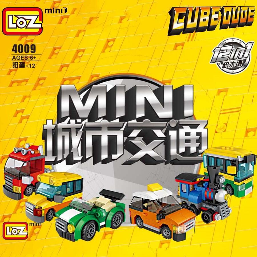 Loz Mini Block Capsule Toys 4009 City Transportation Series (Random) - Image 2